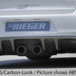 Rieger 00059542 VW Mk6 Golf Rear Diffuser (GTI & GTD)