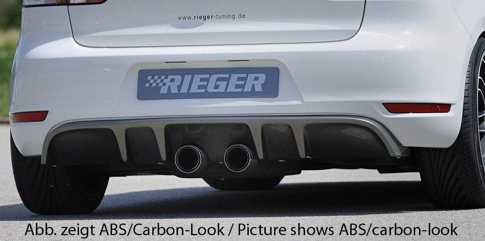 Rieger 00059542 VW Mk6 Golf Rear Diffuser (GTI & GTD)