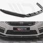 Maxton Design SK-OC-3F-RS-FD3T Front Splitter V.3 Skoda Octavia Rs MK3 Facelift (2016-2019) | Duco Car Parts UK Car Parts