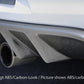Rieger 00059542 VW Mk6 Golf Rear Diffuser for Twin Tailpipe Centre (GTI & GTD) -  Matte Black
