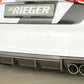 Rieger 00099372 Audi 8V S3 Rear Diffuser for Original Twin Tailpipe Left & Right - Carbon-Look