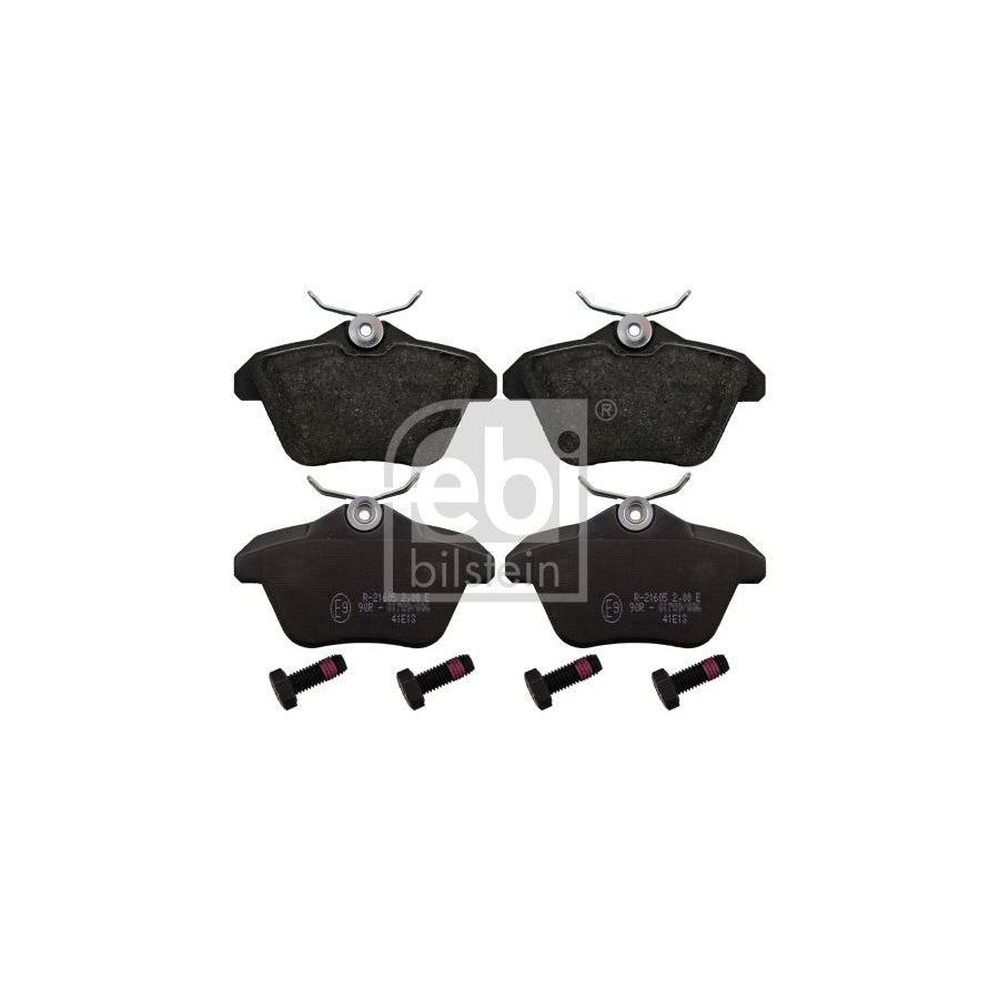 Febi Bilstein 116103 Brake Pad Set Rear Axle With Bolts Screws