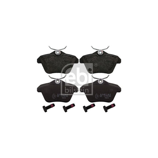 Febi Bilstein 116103 Brake Pad Set Rear Axle With Bolts Screws