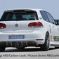 Rieger 00059542 VW Mk6 Golf Rear Diffuser for Twin Tailpipe Centre (GTI & GTD) -  Matte Black