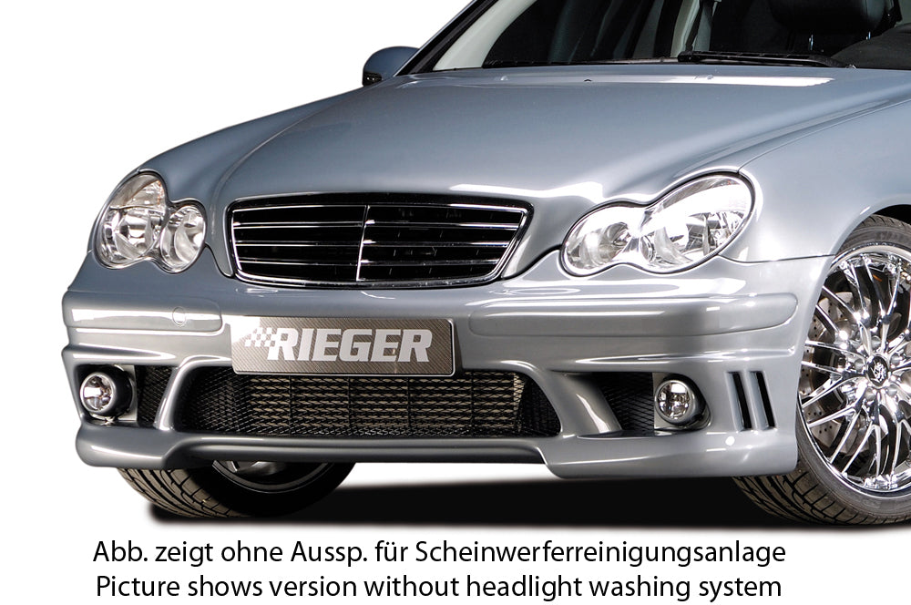 Rieger 00025203 Mercedes-Benz W203 C-Class Front Bumper