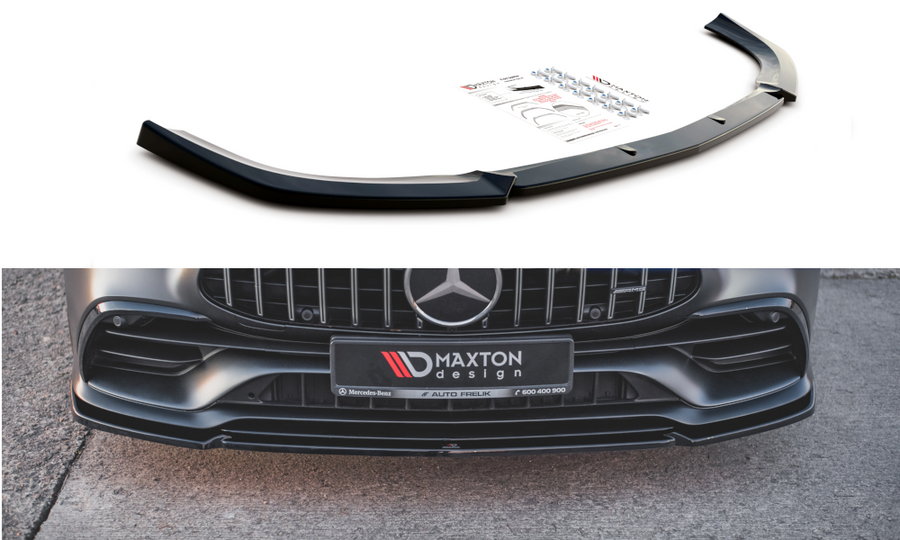 Maxton Design ME-GT-4D-53-FD2T Front Splitter V.2 Mercedes Benz AMG GT 53 4-Door Coupe | Duco Car Parts UK Car Parts