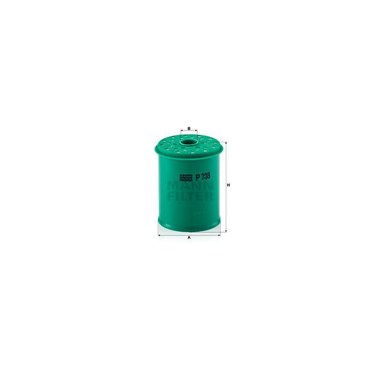 MANN-FILTER P 738 x Fuel filter with seal