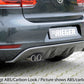 Rieger 00059541 VW Mk6 Golf GTD Rear Diffuser
