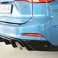 Rieger 00088242 Ford DEH Focus 4 Rear Diffuser for Sport Tailpipe Left & Right (Inc. Focus 4 ST) - Glossy Black