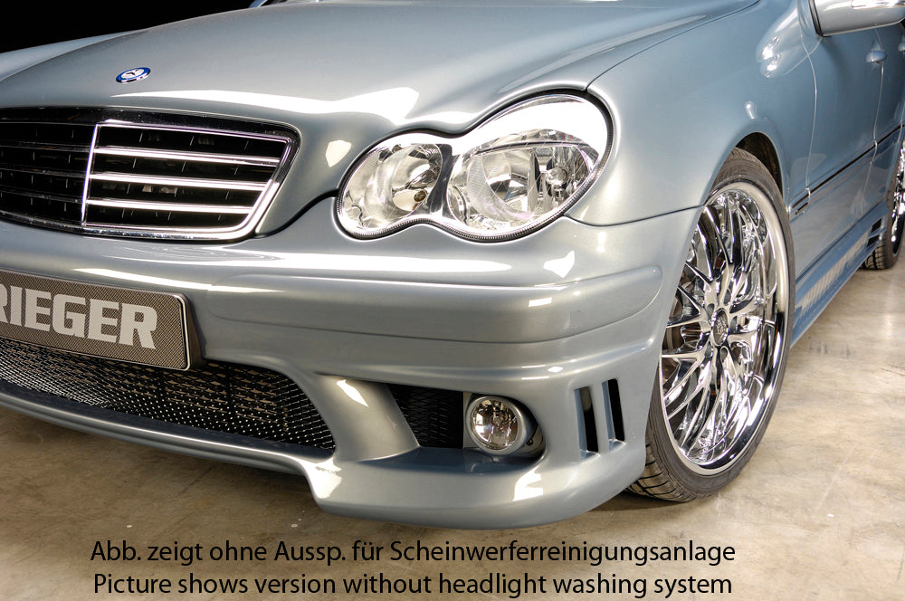 Rieger 00025203 Mercedes-Benz W203 C-Class Front Bumper