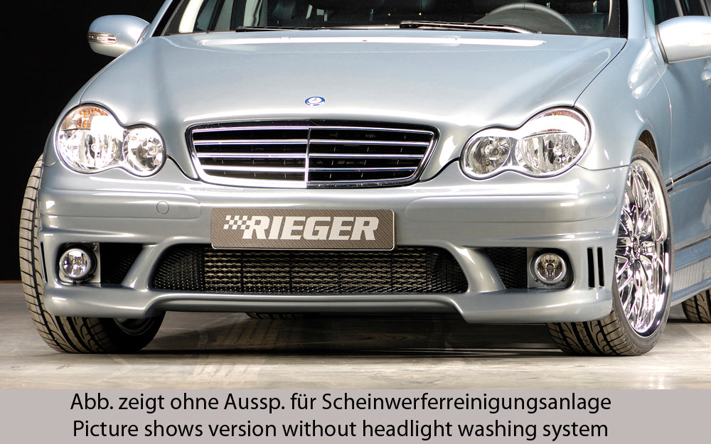 Rieger 00025203 Mercedes-Benz W203 C-Class Front Bumper