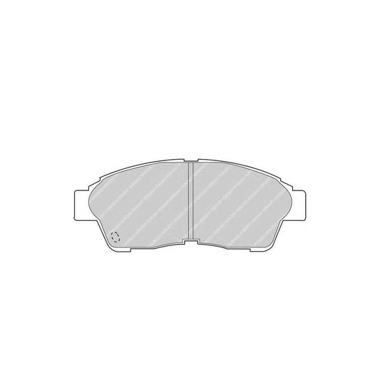 Ferodo Fqt867 Brake Pad Set Front Axle Incl Wear Warning Contact