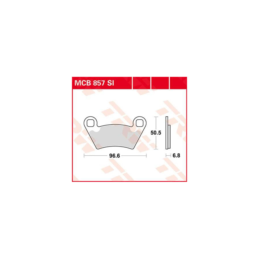 TRW Sinter Offroad Mcb857Si Brake Pad Set