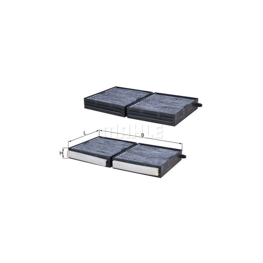 MAHLE ORIGINAL LAKG 113/S Pollen filter Activated Carbon Filter