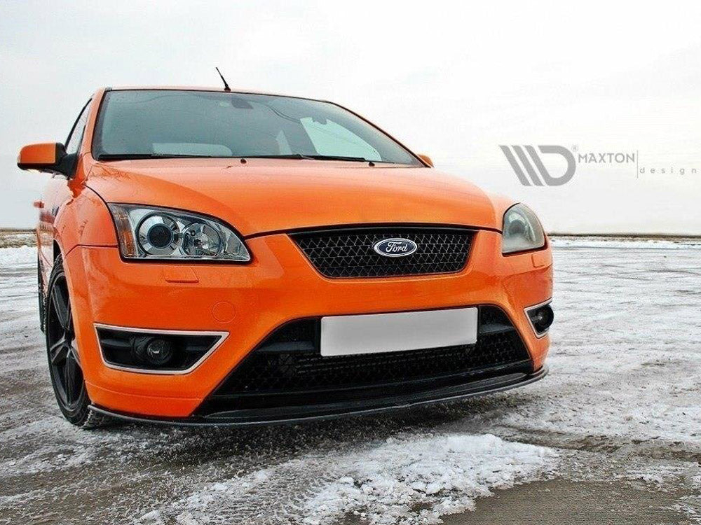 Maxton Design FO-FO-2-ST-FD2T Front Splitter Ford Focus MK2 Fits | Duco Car Parts UK Car Parts