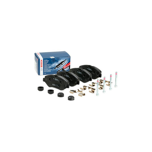 Bosch 0986494582 Brake Pad Set For Iveco Daily With Anti Squeak Plate With Bolts Screws With Accessories With Spring BP1231