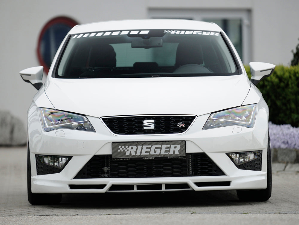 Rieger 00027000 SEAT 5F Front Splitter (Leon FR & Leon Cupra)