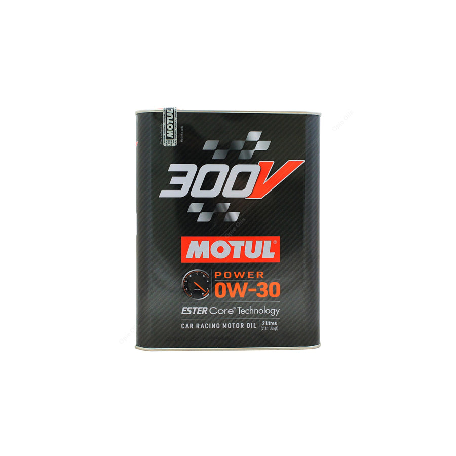 Motul 300V Power 0W-30 Ester Core Technology Car Engine Oil 2l