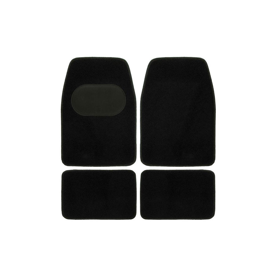POLGUM Universal fit 9901-4 Floor mat set Textile, Front and Rear, Quantity: 4, Black