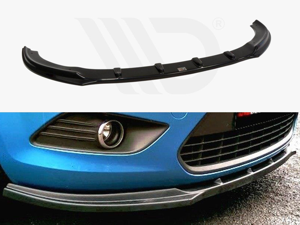 Maxton Design FO-FO-2F-FD1T Front Splitter Ford Focus MK2 | Duco Car Parts UK Car Parts