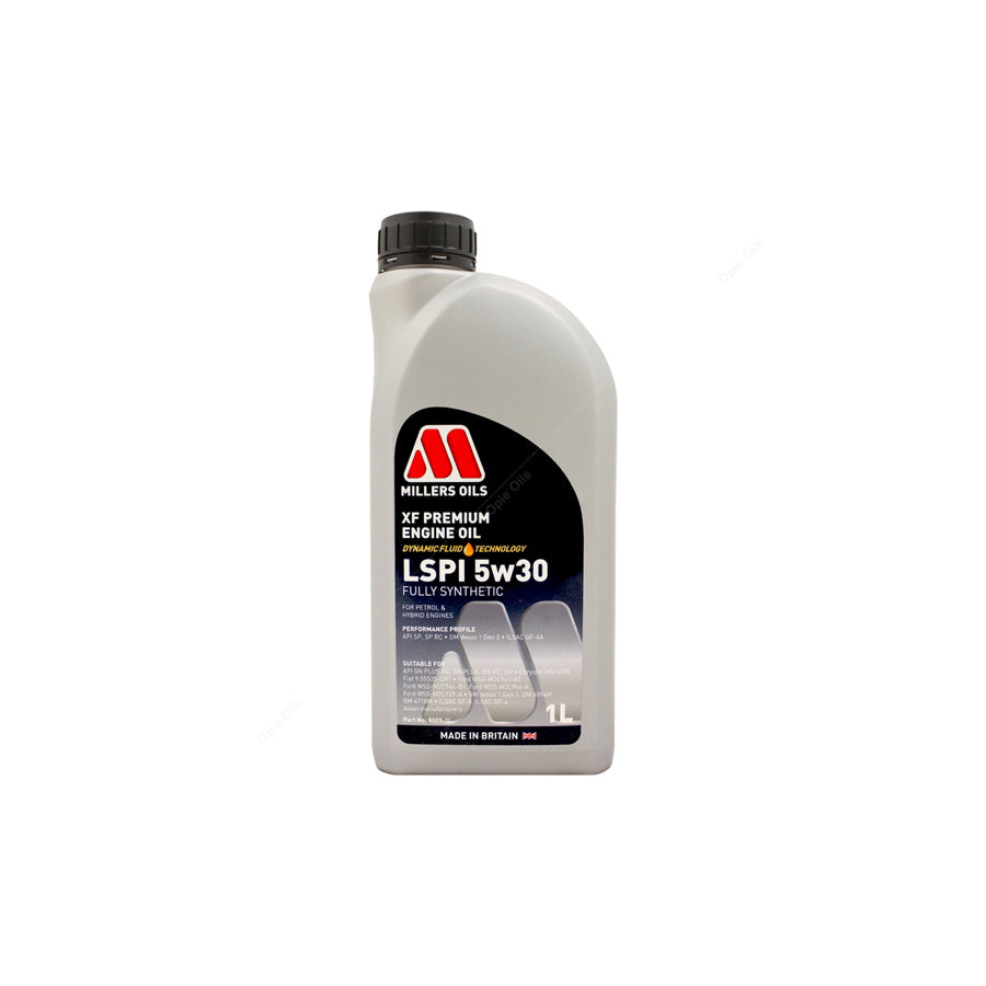 Millers Oils XF Premium LSPI 5W-30 Fully Synthetic Engine Oil 1l