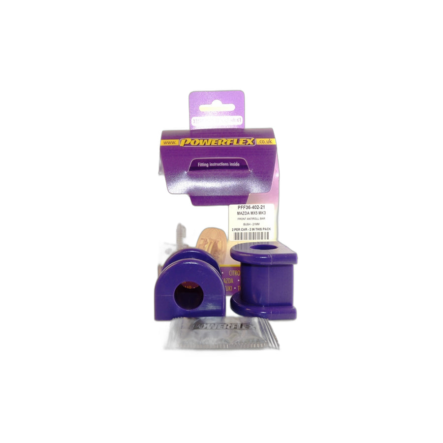 Powerflex PFF36-402-21 Mazda MX-5 Front Anti Roll Bar Bush 21mm | Duco Car Parts UK Car Parts