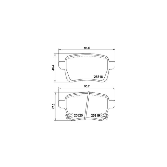 Hella 8DB 355 036 431 Brake Pad Set For Fiat Tipo Not Prepared For Wear Indicator With Brake Caliper Screws With Accessories