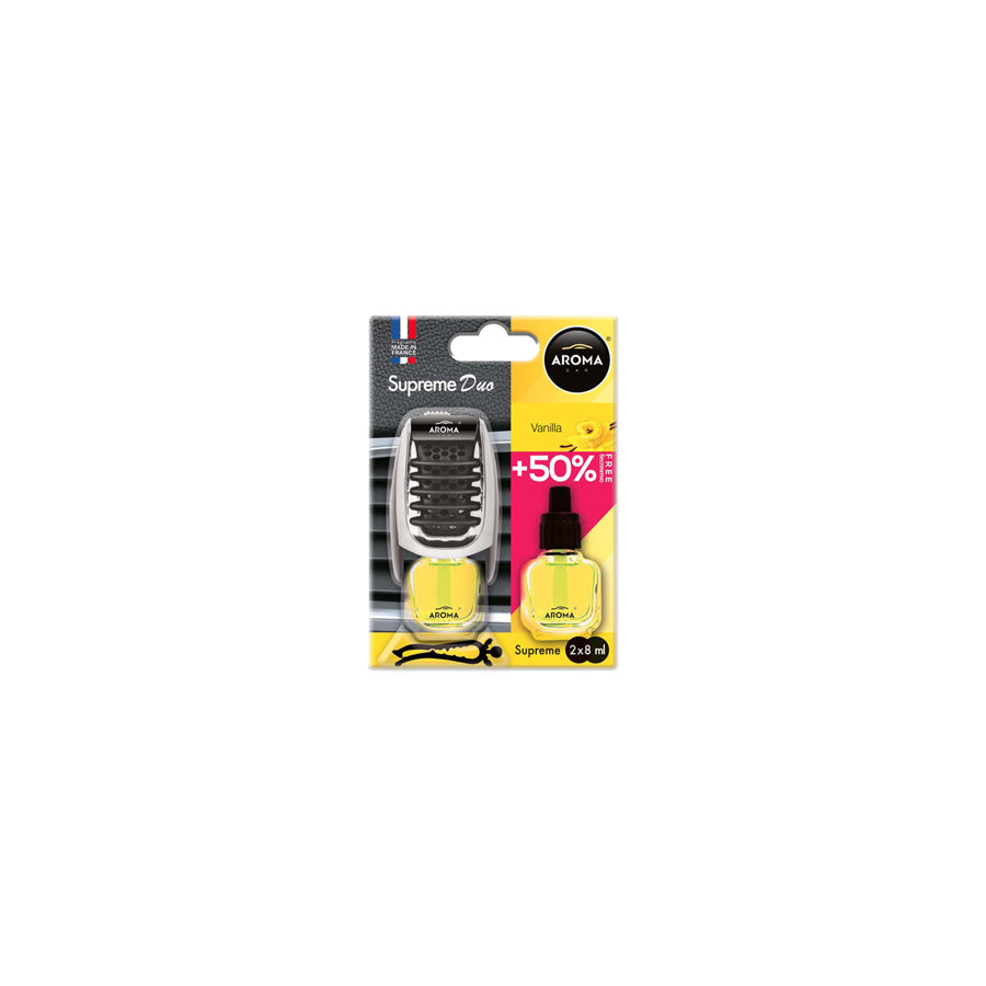 AROMA CAR Vanilia, Supreme Duo A92251 Car air freshener aerosol, Blister Pack, Contents: 16ml