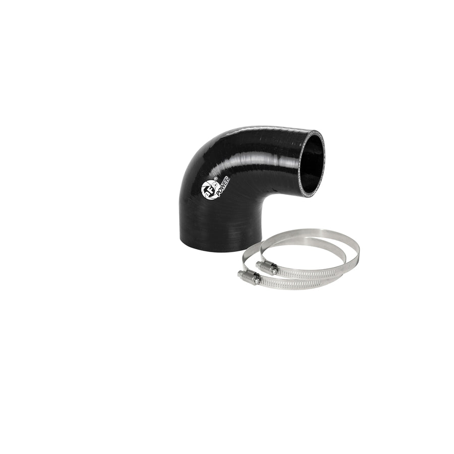  aFe 59-00102 (2-3/4 IN ID to 2 IN ID x 90 Deg.) Elbow Reducing Coupler - Black Replacement Coupling Kit  | Duco Car Parts UK Car Parts