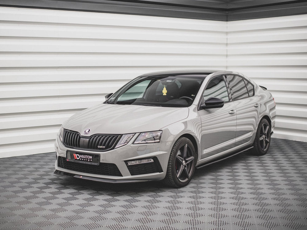 Maxton Design Skoda Octavia Rs MK3 Facelift (2016-2019) Front Splitter V.1