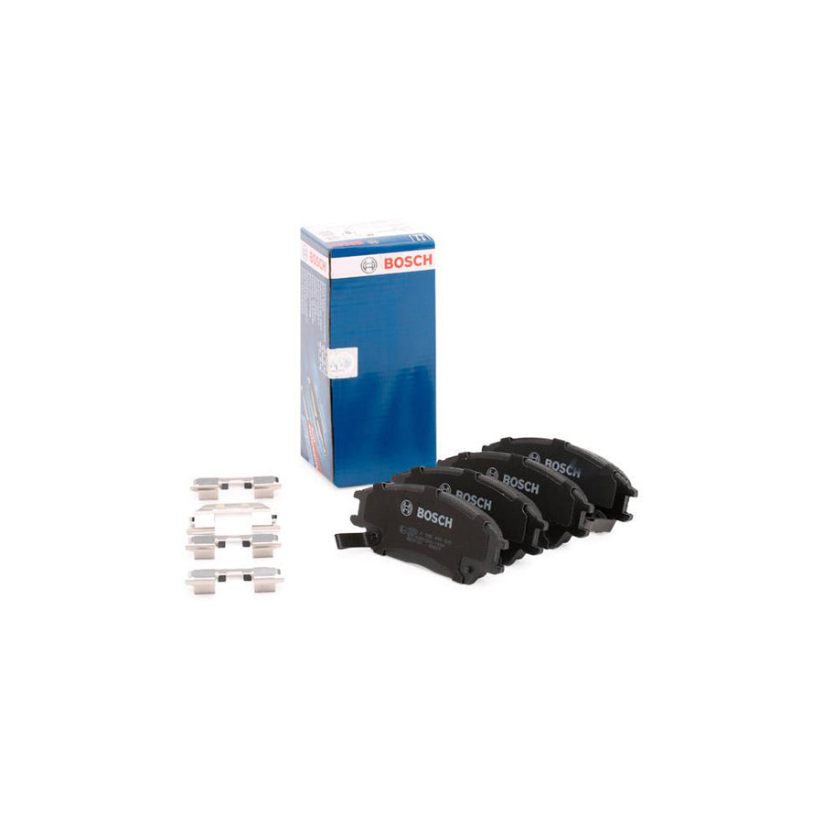 Bosch 0986494620 Brake Pad Set With Acoustic Wear Warning With Anti Squeak Plate With Mounting Manual BP2693