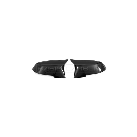 Basic Carbon BMW F20 F22 F30 F32 F87 Gloss Black Mirror Covers (Inc. M135i, M235i, 335i & M2)