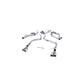 MillTek Audi S5 B8 Non-Resonated Race Cat-Back Exhaust