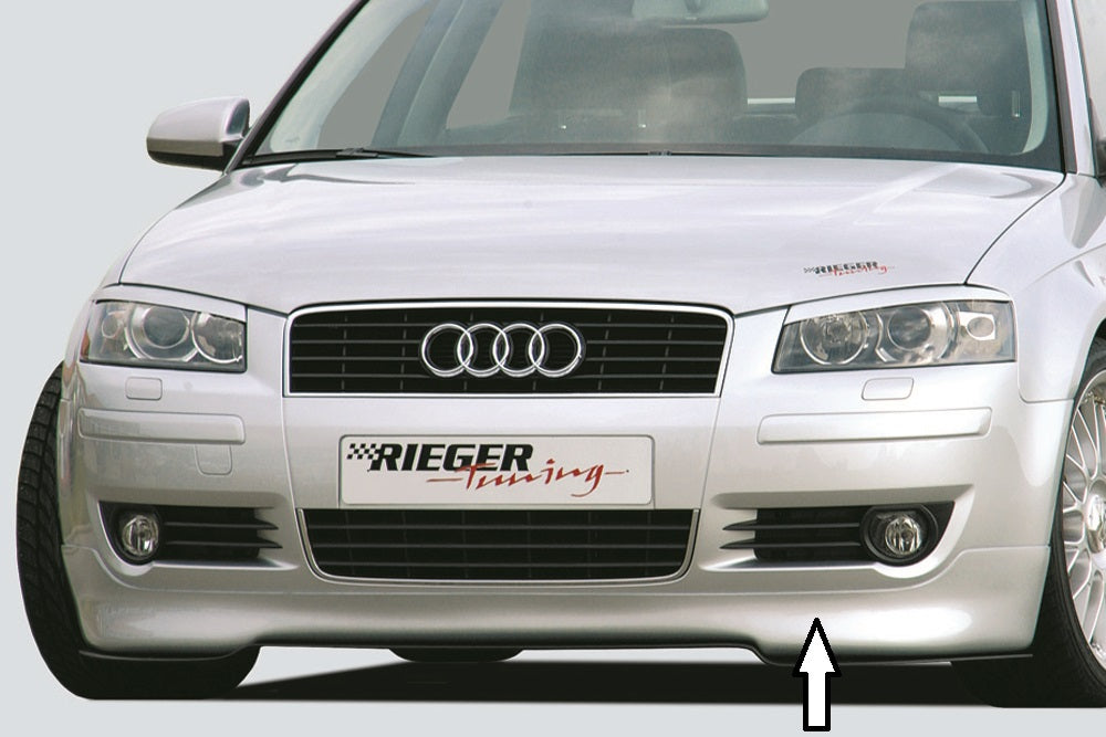 Rieger 00056700 Audi 8P A3 Front Splitter