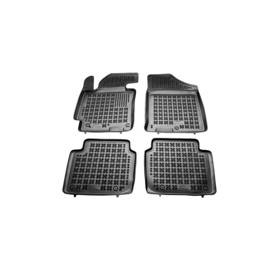 REZAW PLAST 201612 Floor mat set for HYUNDAI Elantra V Saloon (MD) Elastomer, Front and Rear, Black
