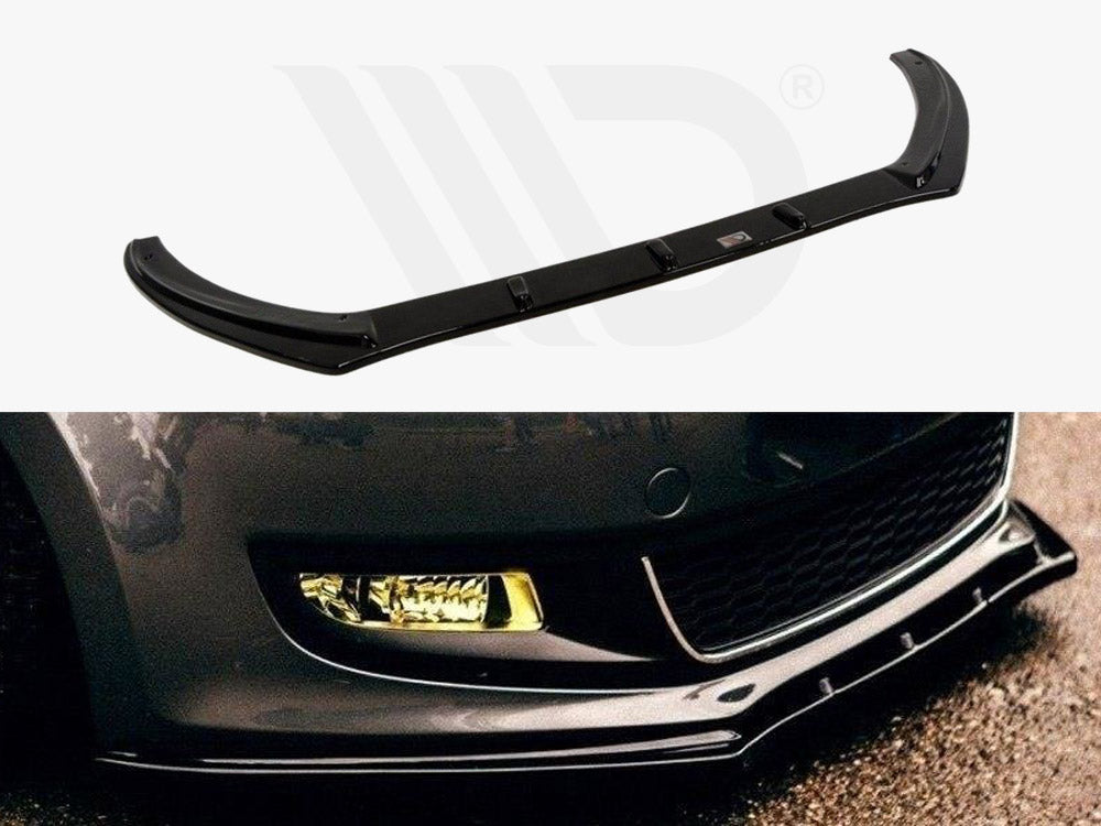 Maxton Design VW-PO-5-FD1T Front Splitter VW Polo MK5 Standard (2009-2014) | Duco Car Parts UK Car Parts