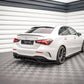 Maxton Design Mercedes Benz A35 AMG V177 Sedan Central Rear Splitter (with vertical bars) V.1
