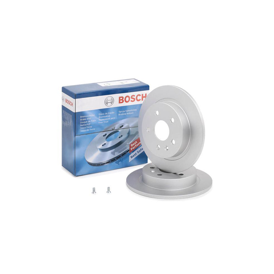 BOSCH 0 986 479 C73 Brake Disc Solid Coated with bolts screws
