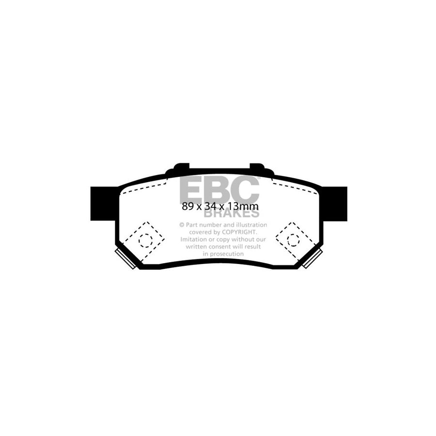 EBC DP984/2 Honda Ultimax Rear Brake Pads - Akebono Caliper 2 | Duco Car Parts UK Car Parts