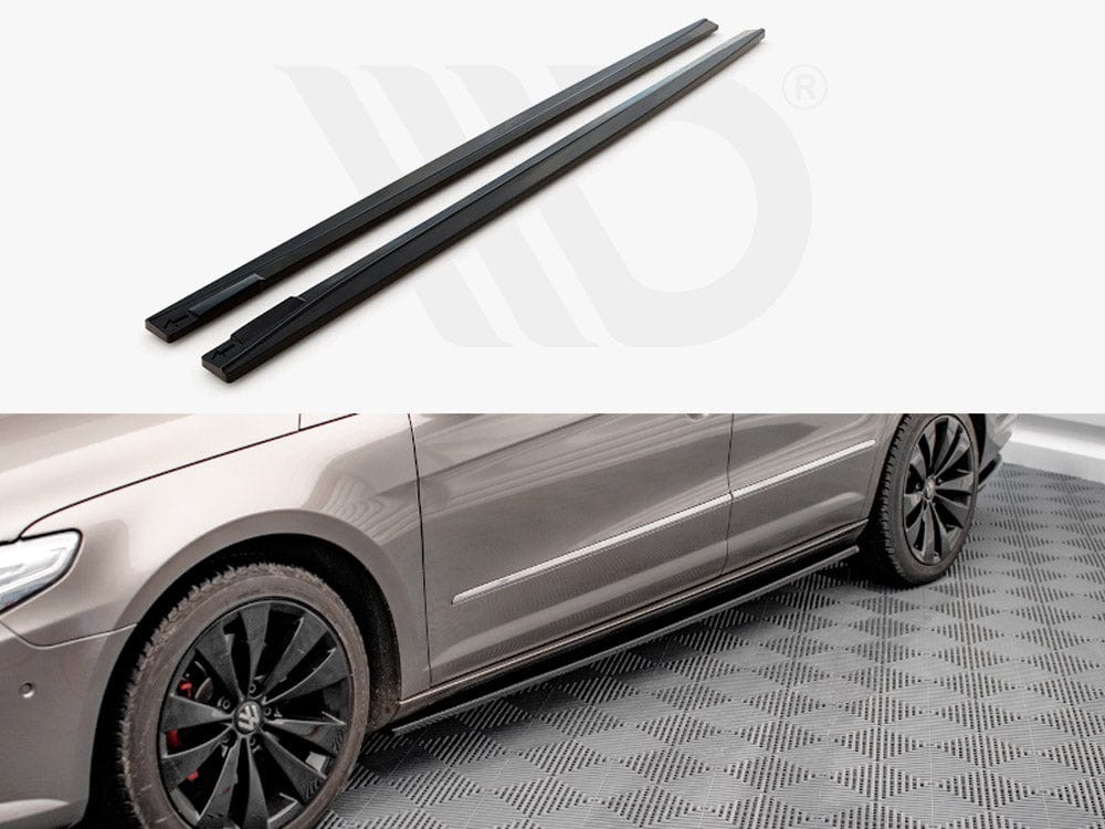 Maxton Design VW-PA-CC-SD2T Side Skirts Diffusers V.2 VW Passat CC (2008-2012) | Duco Car Parts UK Car Parts