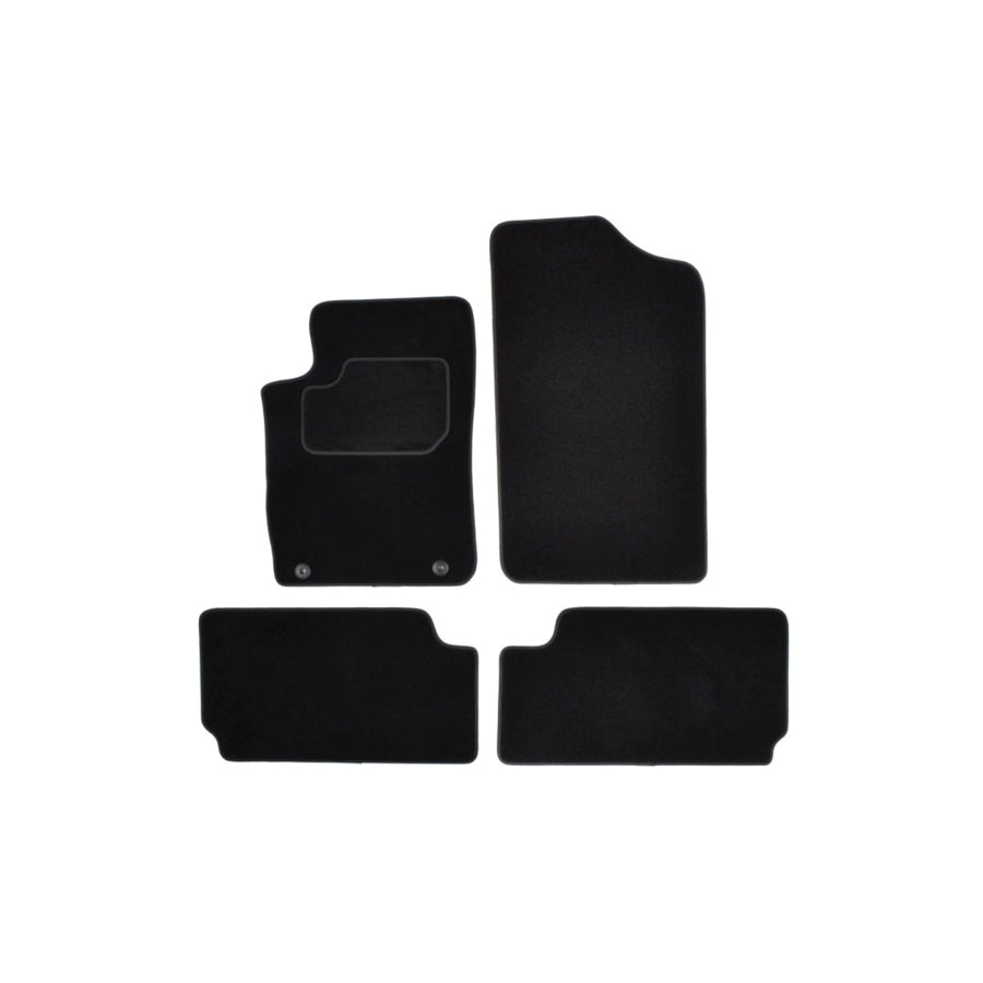 MAMMOOTH A041 CIT315 PRM 01 Floor mat set for CITRO??? Xsara Picasso (N68) Textile, Front and Rear, Quantity: 4, Black