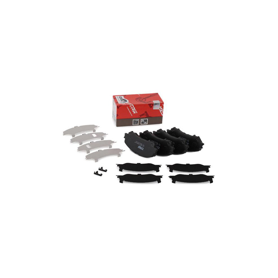 TRW Gdb3622 Brake Pad Set With Acoustic Wear Warning With Accessories