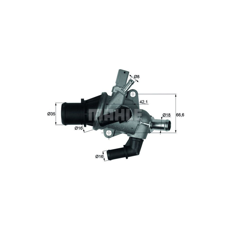 MAHLE ORIGINAL TI 158 83 Engine thermostat Opening Temperature: 83°C