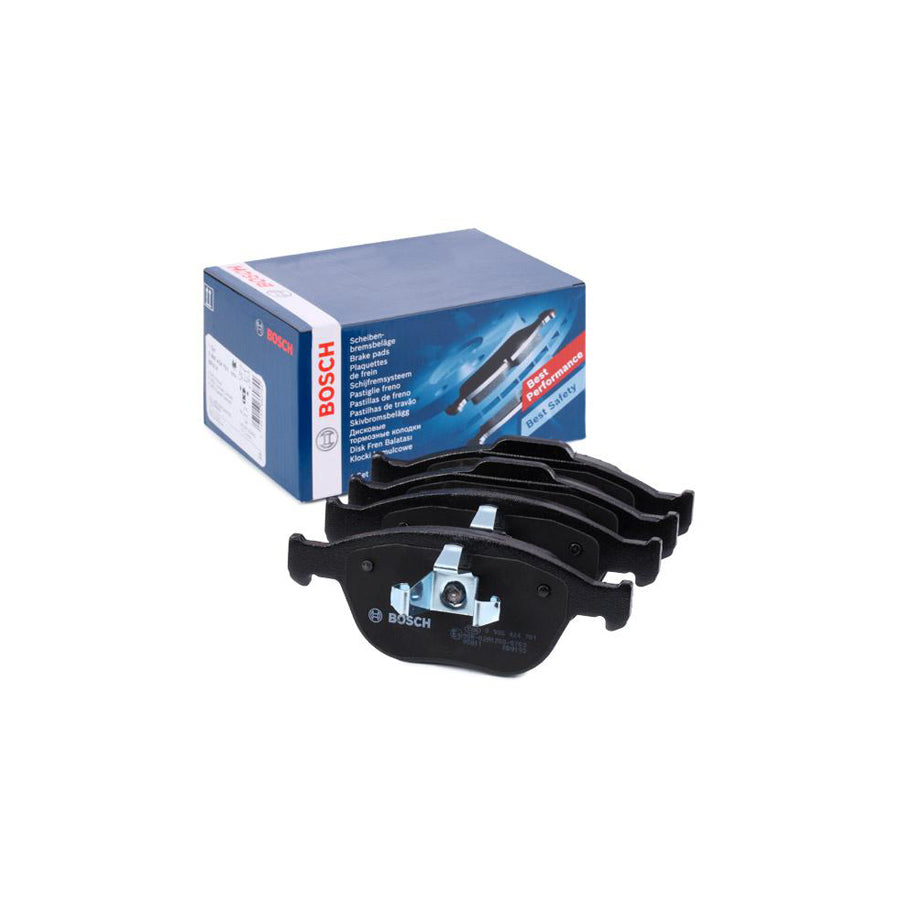 Bosch 0986424701 Brake Pad Set With Anti Squeak Plate With Mounting Manual With Piston Clip BP414
