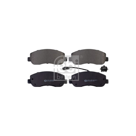 Febi Bilstein 16845 Brake Pad Set Front Axle Incl Wear Warning Contact