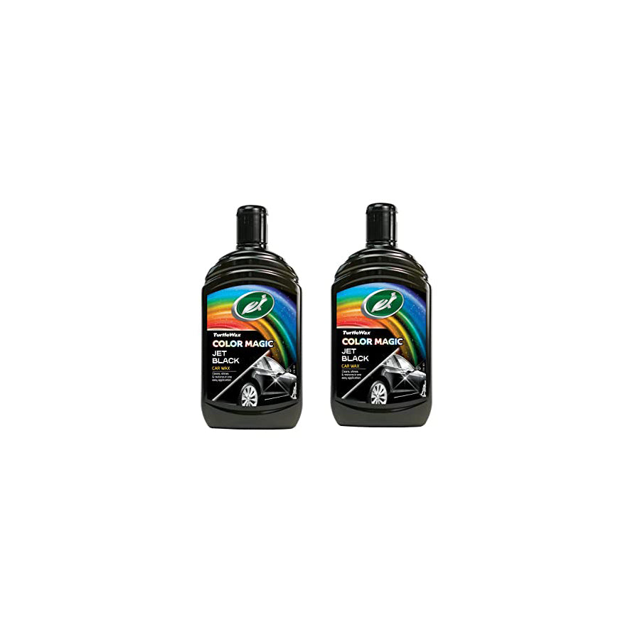 Turtle Wax Color Magic Black Car Polish 2 X 500 Ml
