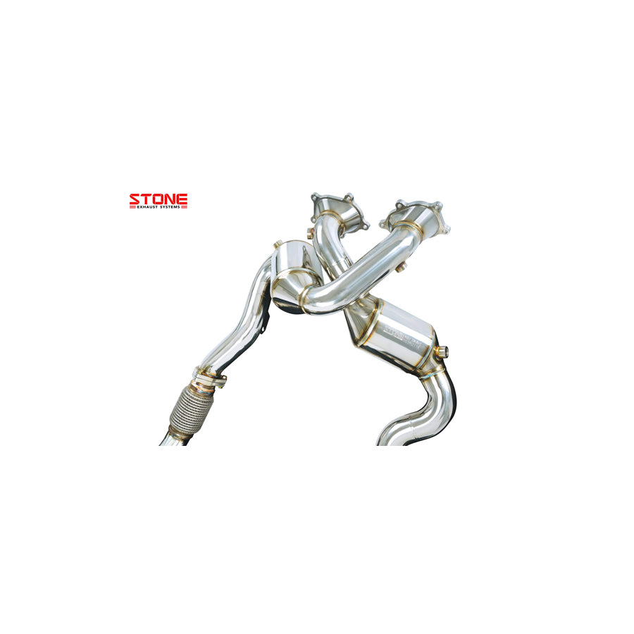 Stone Exhaust Audi CWUB CWBC C7 RS6 Eddy Catalytic Downpipe