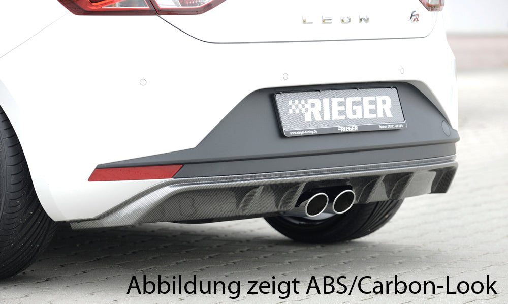 Rieger 00027009 SEAT 5F Leon FR Rear Diffuser