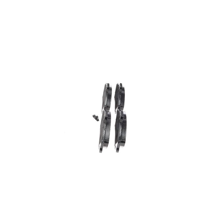 Bosch 0986424720 Brake Pad Set With Acoustic Wear Warning With Anti Squeak Plate BP431