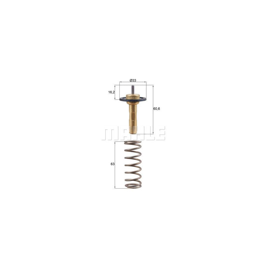 MAHLE ORIGINAL TX 311 90D Engine thermostat Opening Temperature: 90°C, with seal